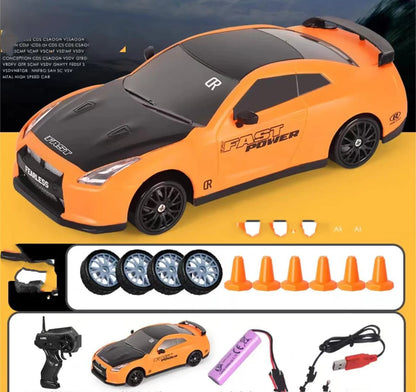 2.4G Drift Rc Car 4WD RC Drift Car Toy Remote Control GTR Model AE86 Vehicle Car RC Racing Car Toy for Children Christmas Gifts